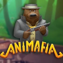 Animafia slot logo by Peter & Sons at Paradise Play Casino