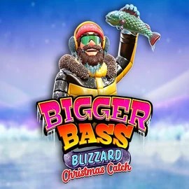 Official Slots logo: Bigger Bass Blizzard Christmas Catch by Pragmatic Play at Paradise Play Casino