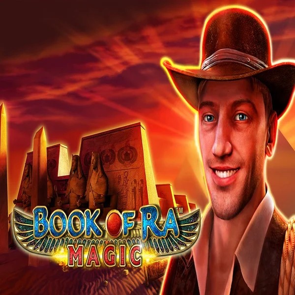 Book of Ra Magic logo – Slots by Greentube at Paradise Play Casino