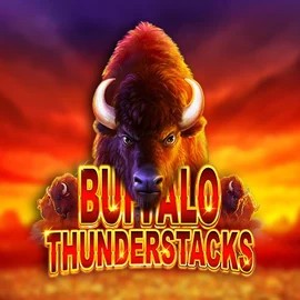 Buffalo Thunderstacks logo – Slots by Amatic Industries at Paradise Play Casino