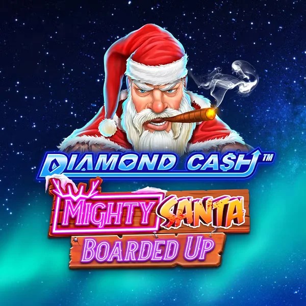 Try Diamond Cash Mighty Santa Boarded Up slot by Greentube on paradiseplay-casino.com – logo image