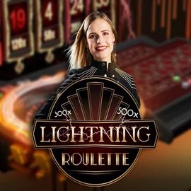 Lightning Roulette slot icon by Evolution, available at Paradise Play Casino