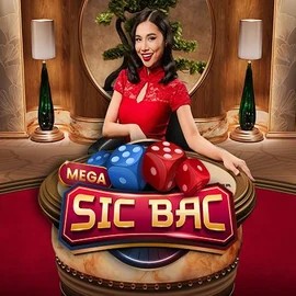 Official Live Casino logo: Mega Sic Bac by Pragmatic Play at Paradise Play Casino