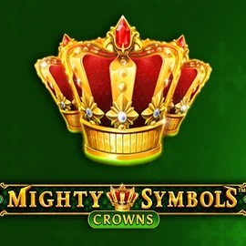Mighty Symbols Crowns slot logo by Wazdan at Paradise Play Casino